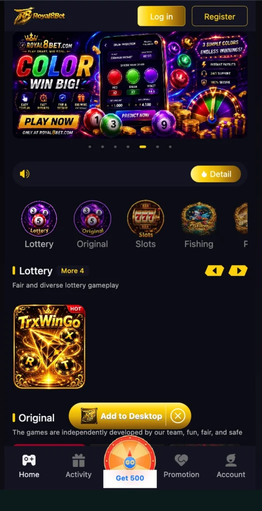 royal 8bet game